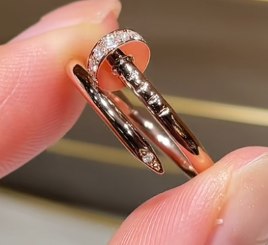 [Triumph Jewelry]JUSTE RING 1.88MM PINK GOLD DIAMOND