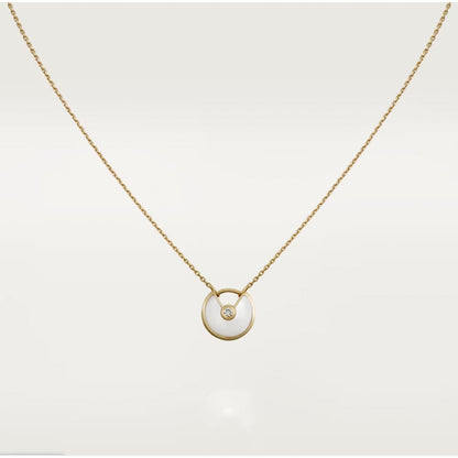 [Triumph Jewelry]AMULETTE ROSE GOLD MOP NECKLACE