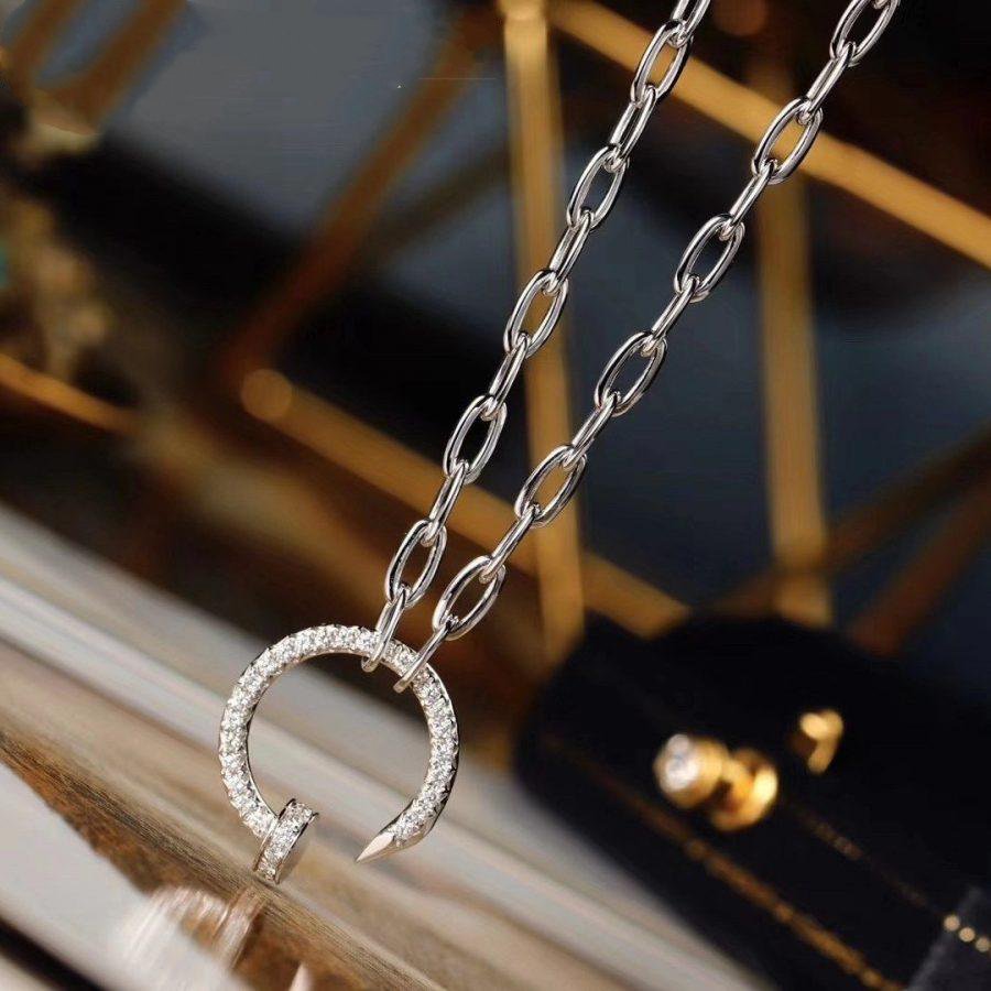 [Triumph Jewelry]JUSTE NECKLACE FULL DIAMONDS
