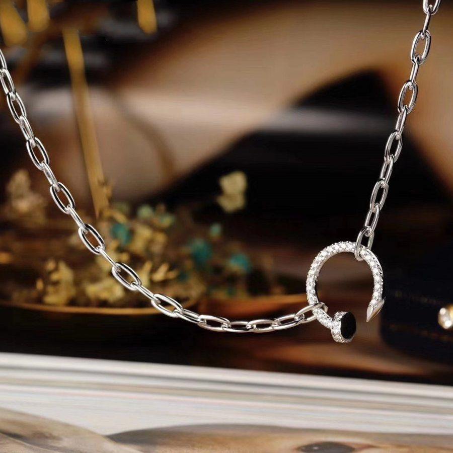 [Triumph Jewelry]JUSTE NECKLACE FULL DIAMONDS