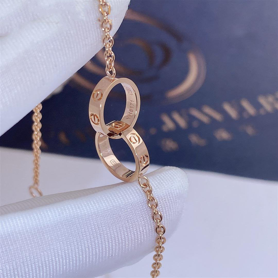 [Triumph Jewelry]LOVE BRACELET DOUBLE RING