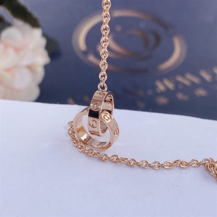 [Triumph Jewelry]LOVE BRACELET DOUBLE RING
