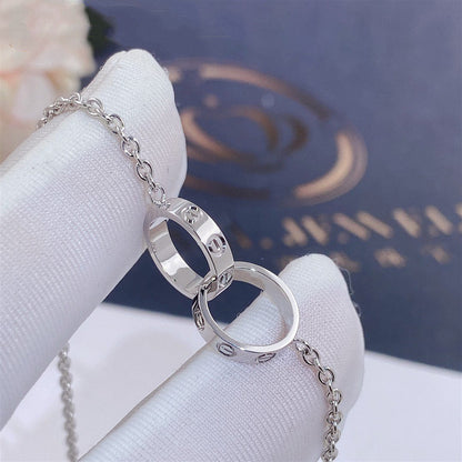 [Triumph Jewelry]LOVE BRACELET DOUBLE RING