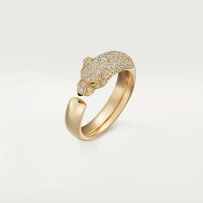 [Triumph Jewelry]PANTHERE HALF DIAMOND SMALL RING