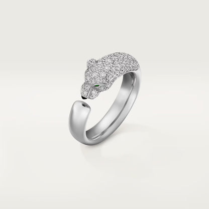 [Triumph Jewelry]PANTHERE HALF DIAMOND SMALL RING