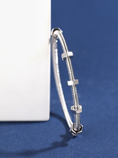 [Triumph Jewelry]CT THREADED BRACELET