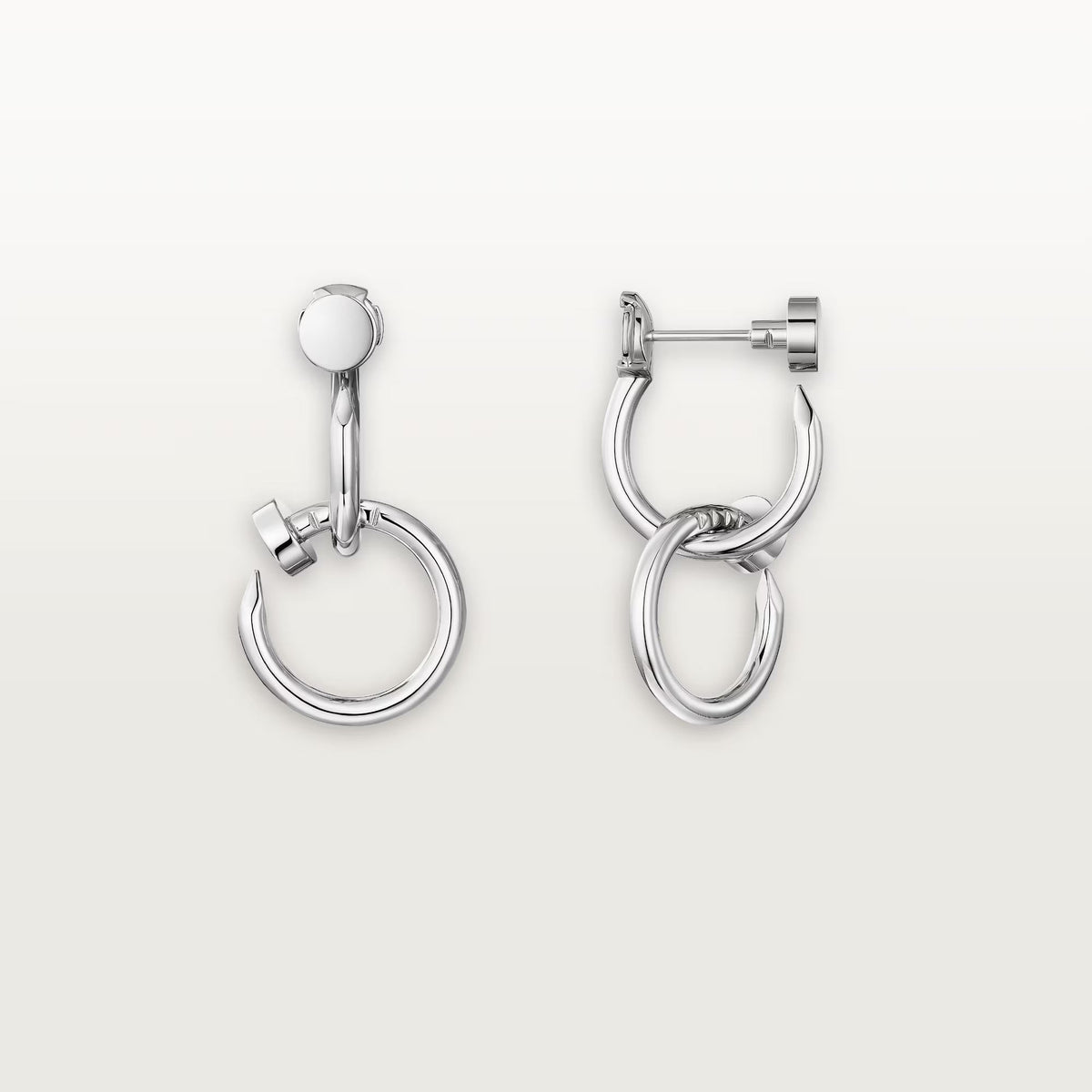 [Triumph Jewelry]JUSTE NO DIAMOND DOUBLE EARRINGS