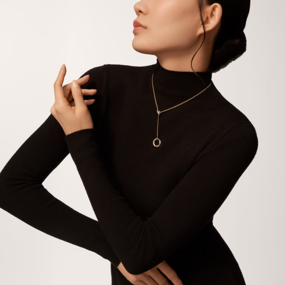 [Triumph Jewelry]TRINITY DIAMONDS NECKLACE