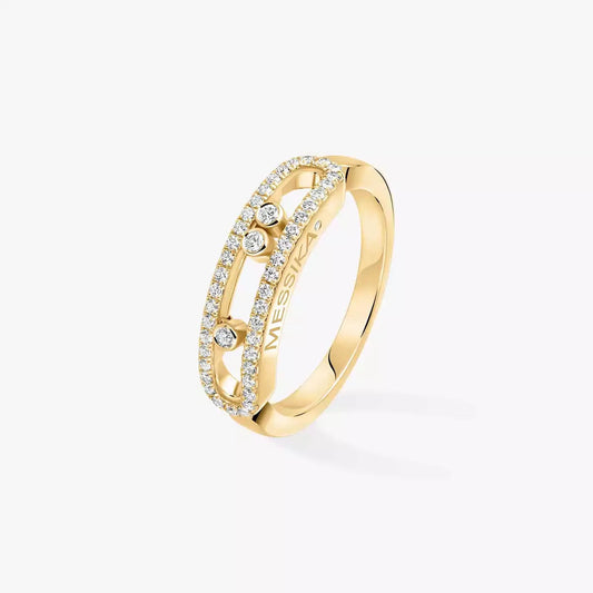 [Triumph Jewelry] Baby Move Gold Diamond Pave_ Ring