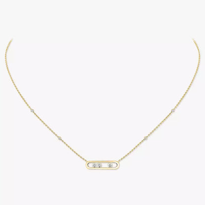 [Triumph Jewelry] Baby Move Gold Diamond Necklace
