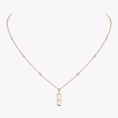 [Triumph Jewelry] Move Uno Gold Diamond Long Necklace