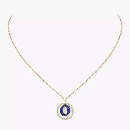 [Triumph Jewelry]Lucky Move Diamond Necklace in Rose Gold and White Mother-of-Pearl