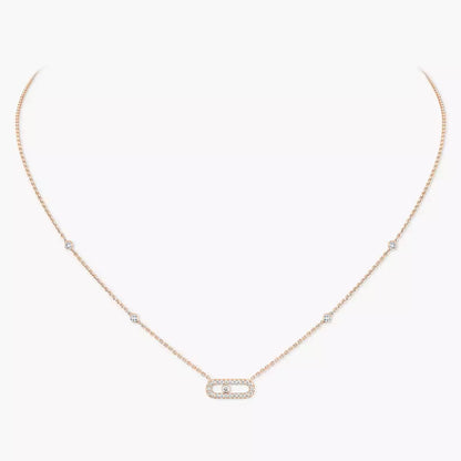 [Triumph Jewelry]Diamond Necklace Move Uno