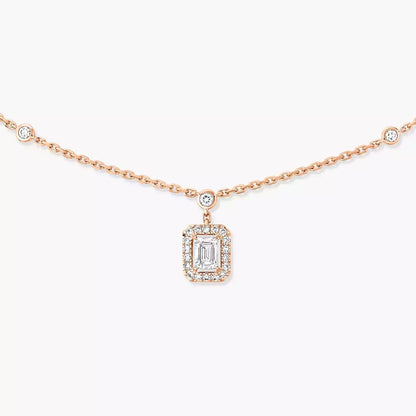 [Triumph Jewelry]My Twin Diamond Necklace in Silver