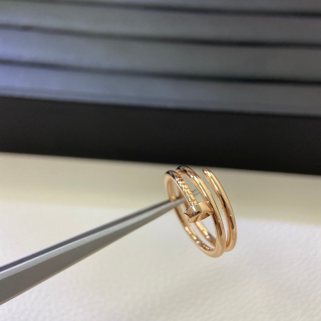 [Triumph Jewelry]SMOOTH THREE-BAND NAIL RING