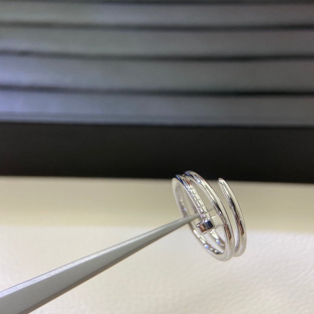 [Triumph Jewelry]SMOOTH THREE-BAND NAIL RING