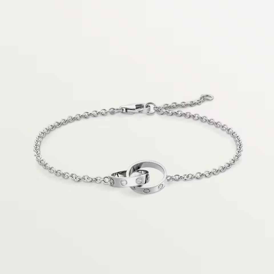 [Triumph Jewelry]LOVE BRACELET DOUBLE RING