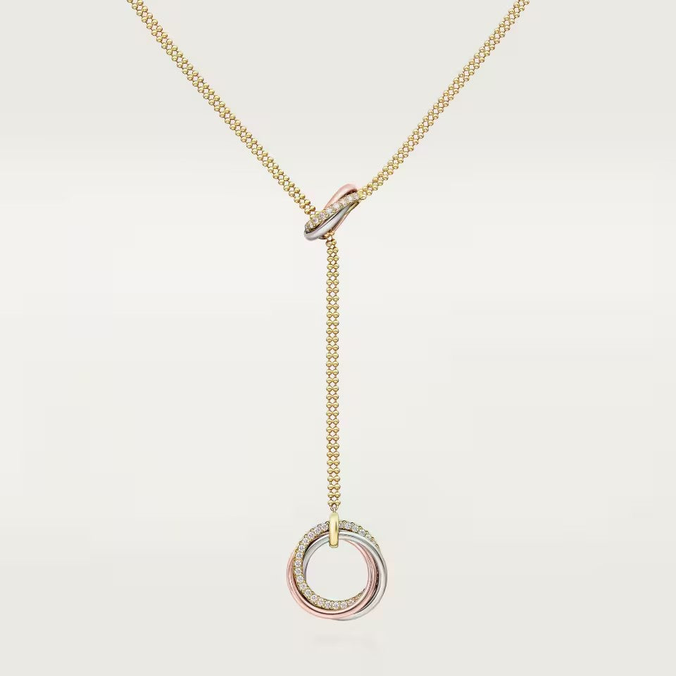 [Triumph Jewelry]TRINITY DIAMONDS NECKLACE