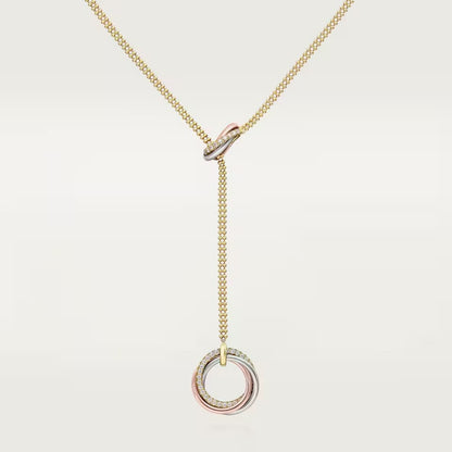 [Triumph Jewelry]TRINITY DIAMONDS NECKLACE