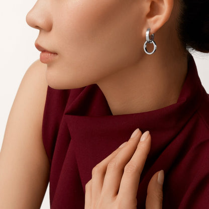 [Triumph Jewelry]LOVE 3.3MM DANGLE EARRINGS